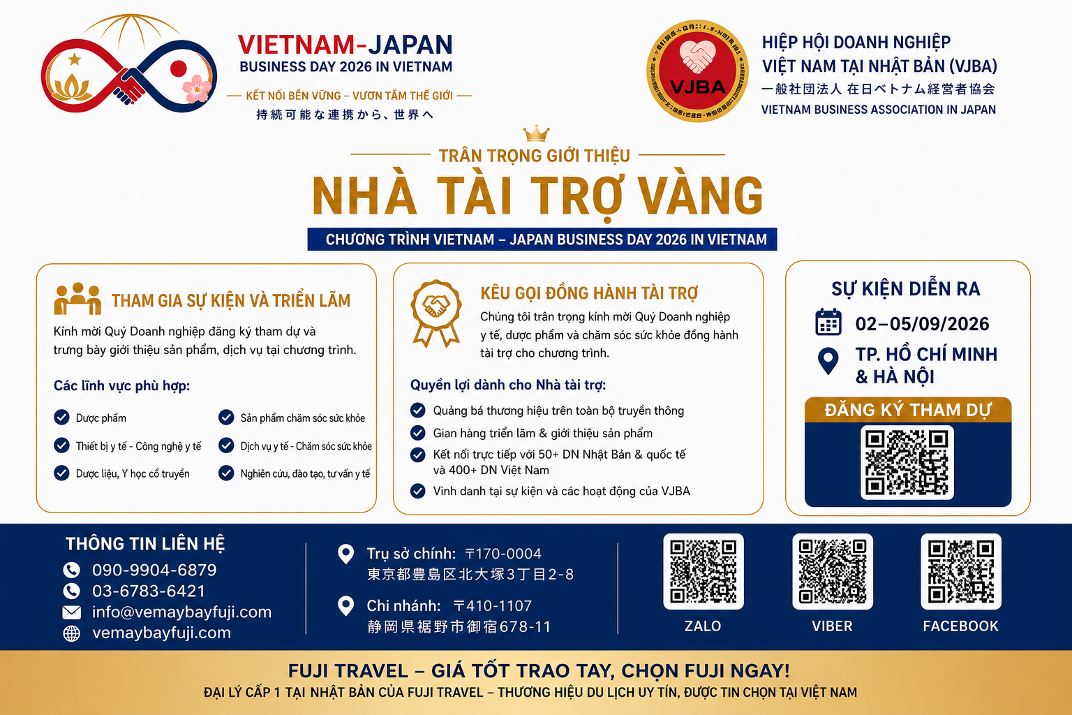 FUJI TRAVEL GÓP MẶT TẠI VIETNAM – FUJI TRAVEL GÓP MẶT TẠI VIETNAM – JFUJI TRAVEL GÓP MẶT TẠI VIETNAM – JAPAN BUSINESS DAY 2026FUJI TRAVEL GÓP MẶT TẠI VIETNAM – JAPAN BUSINESS DAY 2026APAN BUSINESS DAY 2026JAPAN BUSINESS DAY 2026